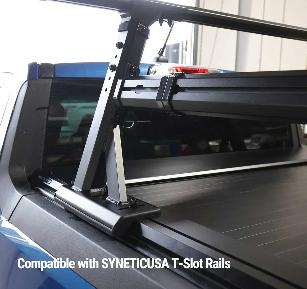 syneticusa universal rack compatible with t-slot rails system