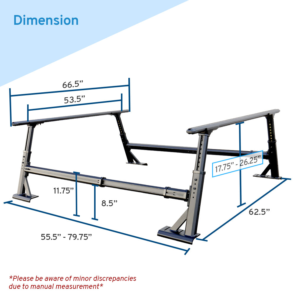 detailed dimension of syneticusa R1L ladder rack