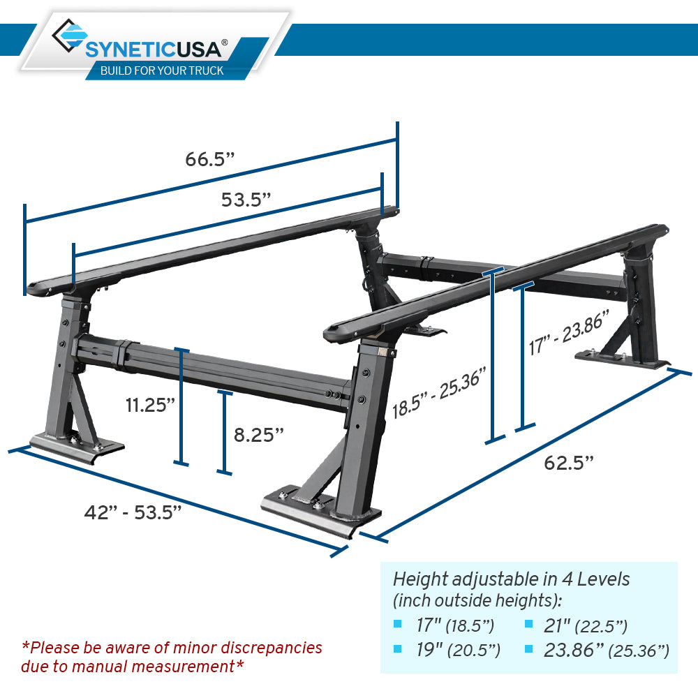 detailed dimension of syneticusa r1s ladder rack