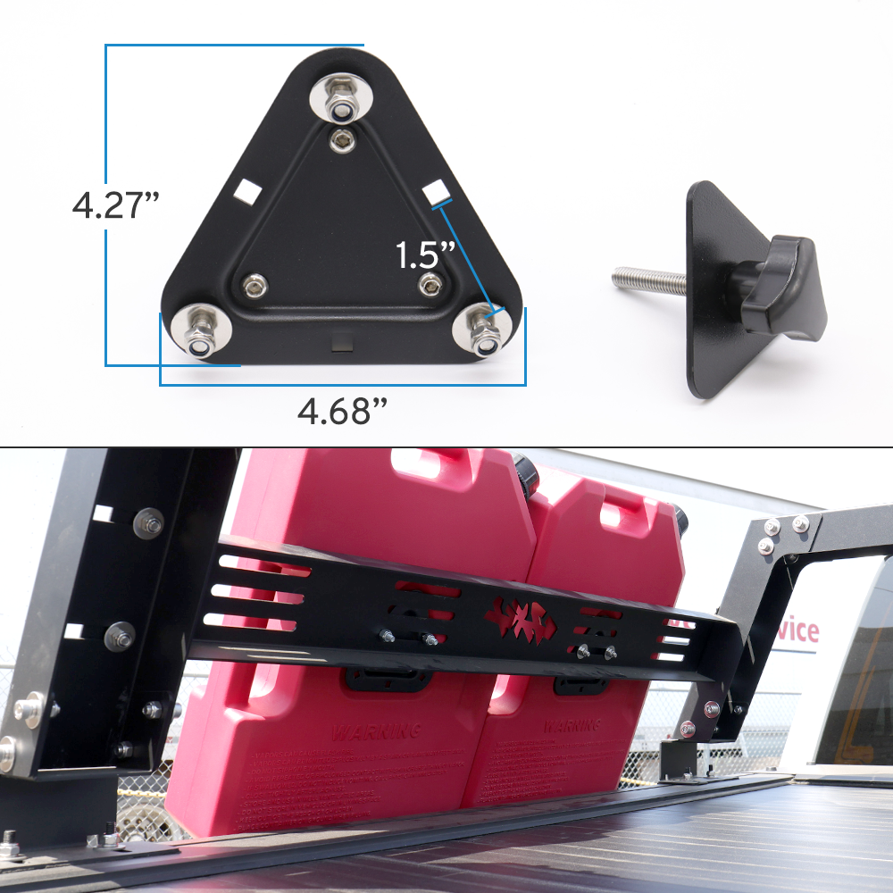 size of red gas tank adaptor's lockable key