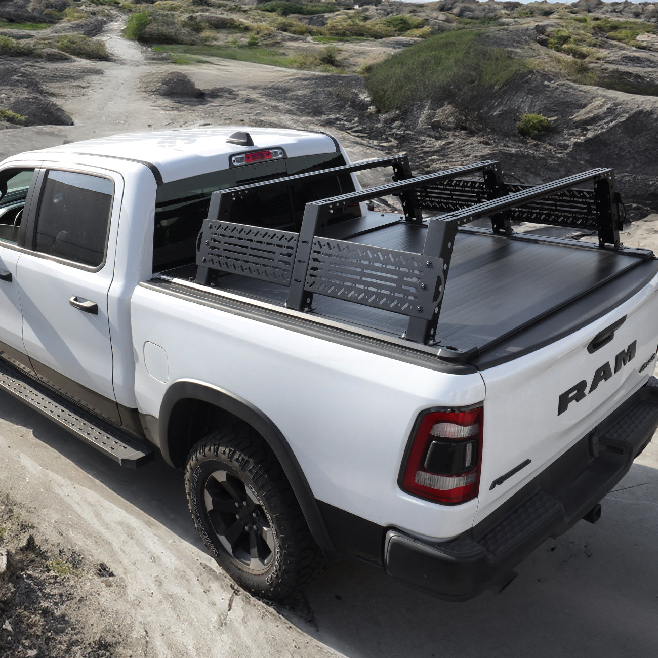 Ram 1500 Tonneau Cover with Overland Rack