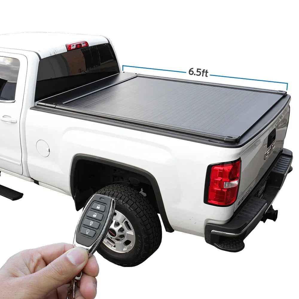 thumbnail image 2 of Retractable Hard Tonneau Bed Cover For Chevy Silverado 1500 (2014-2024) & GMC Sierra 1500 - 5'10" Bed 2 of 5