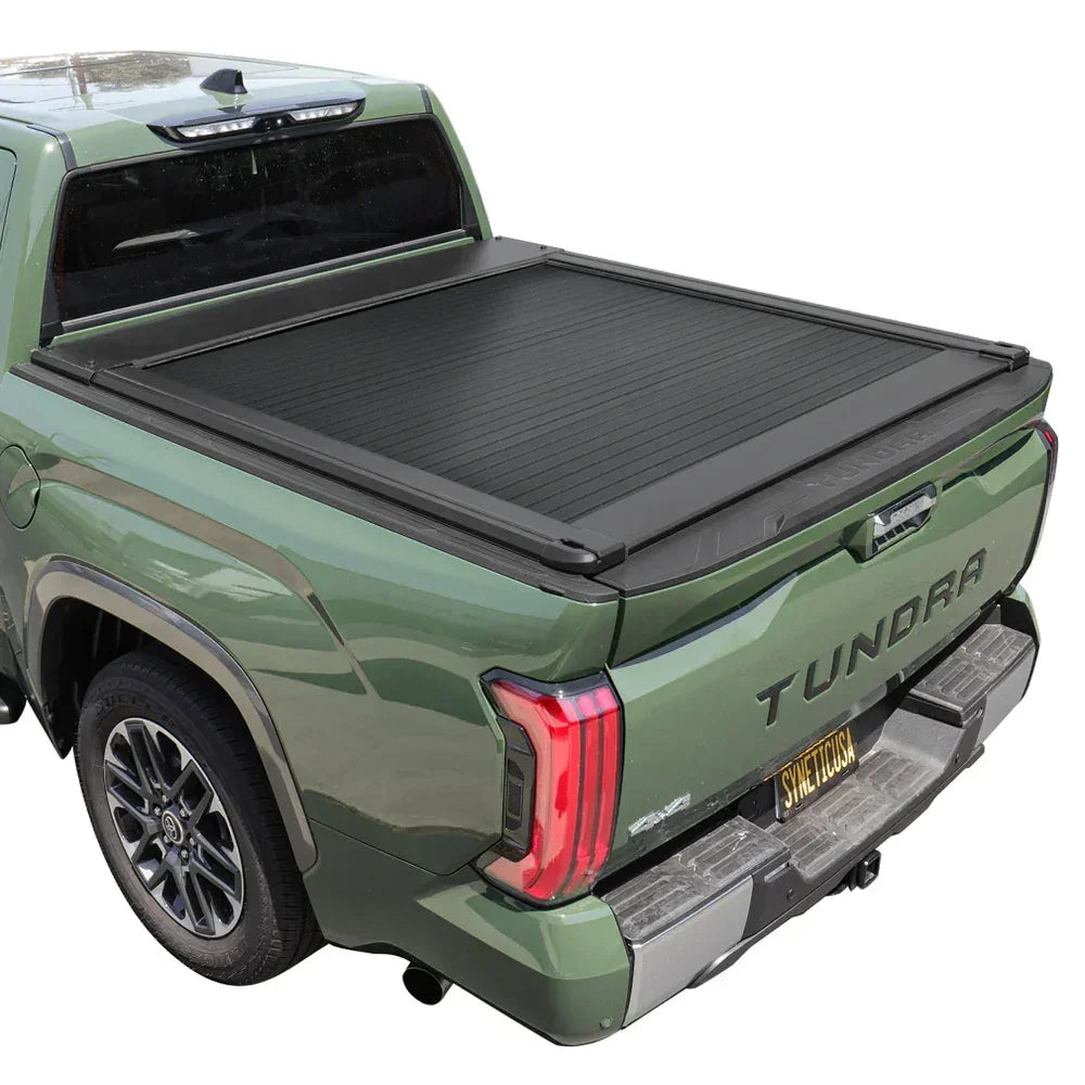 Soft Tri-Fold Tonneau Cover For 2007-2013 Toyota Tundra 5.5ft Short Bed - Waterproof, Clamp-On Installation