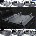 syneticusa premium tonneau cover with rack system for f150