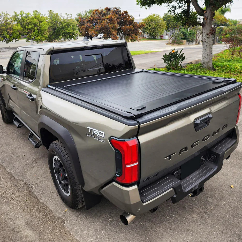 syneticusa mr retractable tonneau cover for 2024 Toyota Tacoma TRD