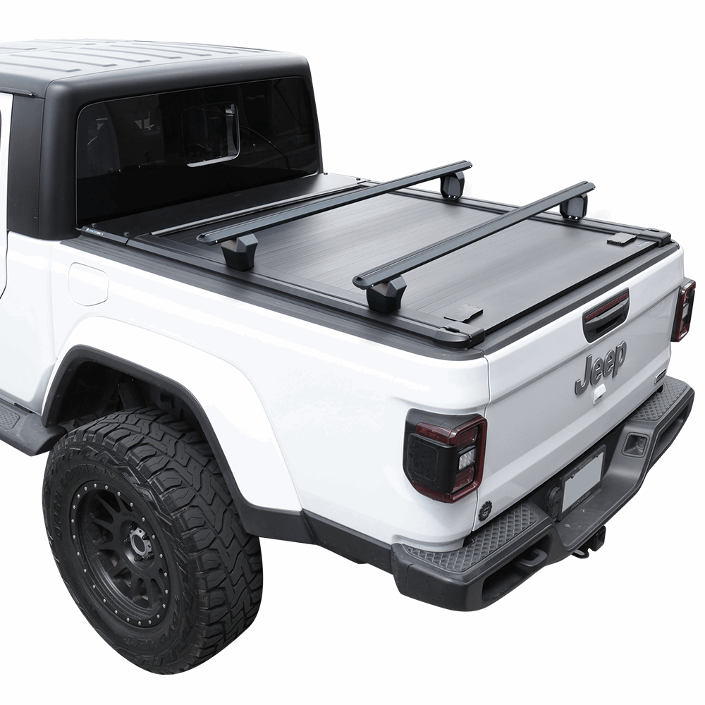 [2-in-1 Bundle] Gladiator Retractable PRO Tonneau Cover w/ Rack System