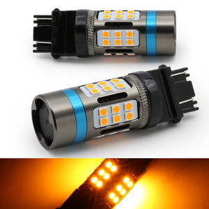 4th Gen CANBUS All-in-One Error-Free 3000K Amber Turn Signal Light Bulbs