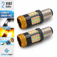 7th Gen CANBUS Error Free White/Amber Switchback Front Turn Signal Light Bulbs