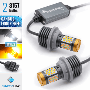 6th Gen All-in-One Error-Free Dual Color Switchback Front Turn Signal Light Bulbs