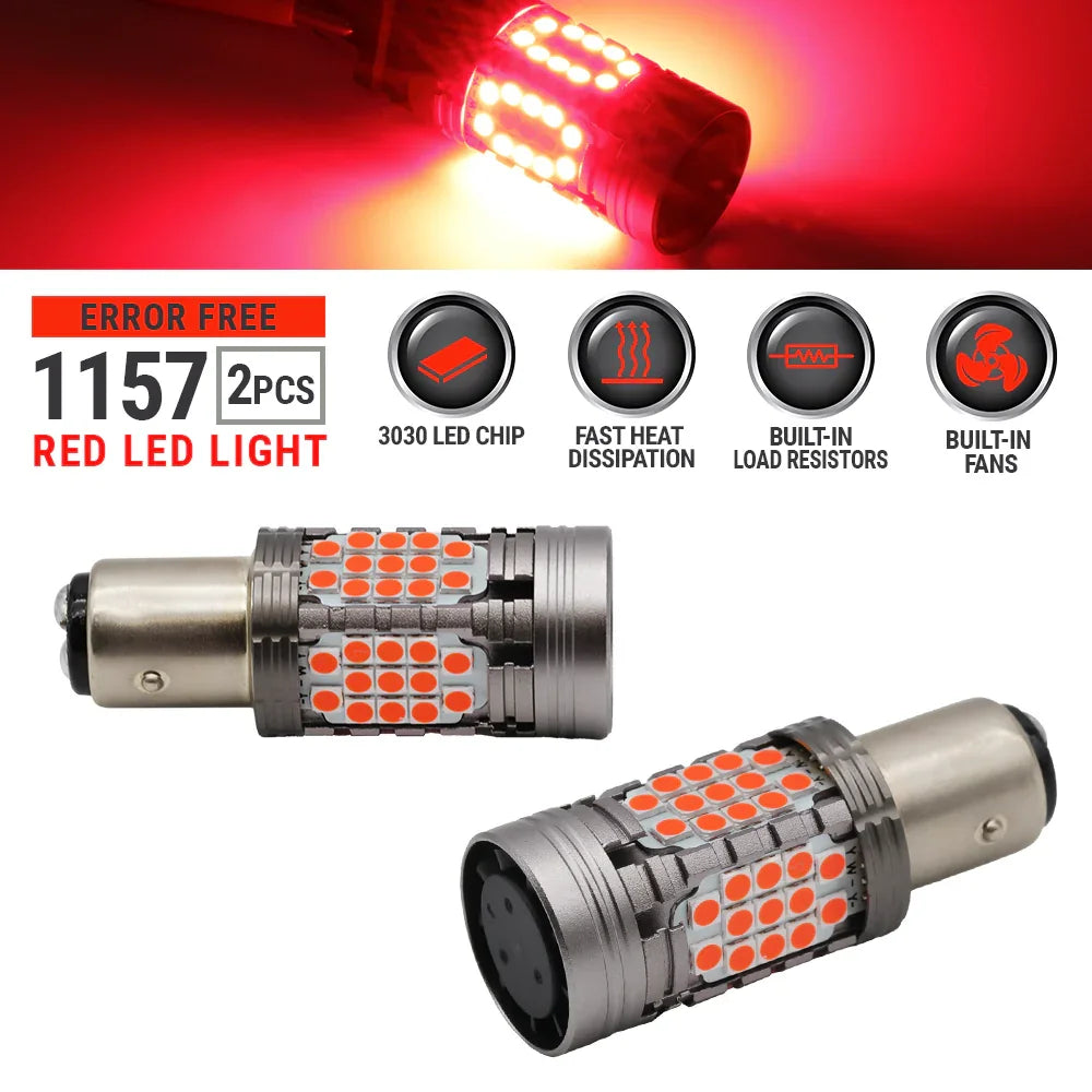Pinpoint Red Bulb CANBUS Red LED Bulbs Error-Free | SYNETICUSA