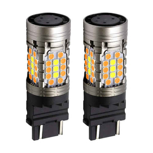 CANBUS Dual Color Switchback All-in-One LED Turn Signal Light Bulbs Anti-Hyper Flash