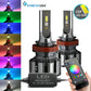 H11 CSP RGB LED bulb