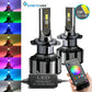 h7 RGB LED bulb app control branding SyneticUSA