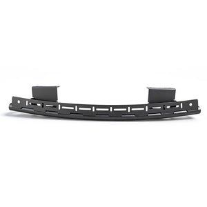 Black metal bumper on a white background