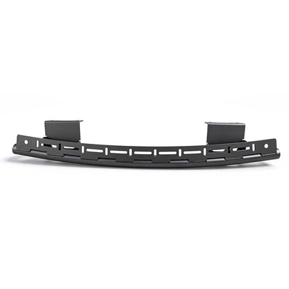 Black metal bumper on a white background