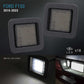 Two white LED lights for Ford F150 2015-2023 with installation view.