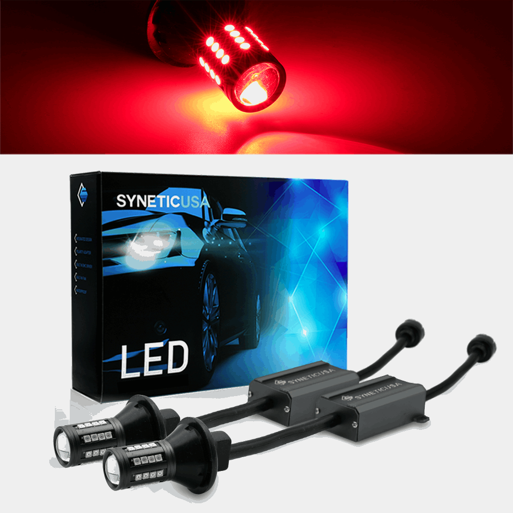 3rd Gen Built-in Resistors 40-LEDs Dual Color Switchback Front Turn Signal Light Bulbs