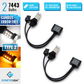 4th Ver. Built-in Resistors LED Switchback Front Turn Signal All-in-One Light Bulbs