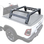 syneticusa overland Truck bed rack on a white Ram truck