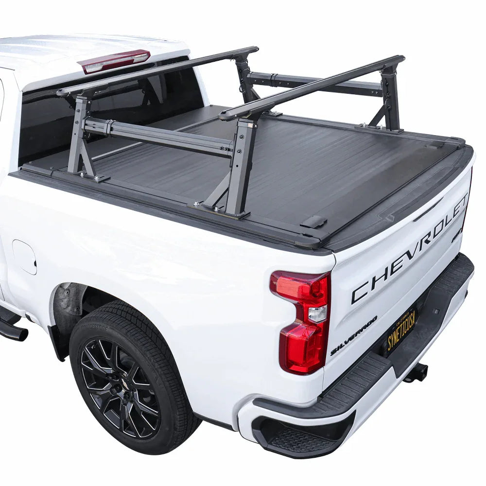 Square Chevy Ladder Rack Silverado 2500 Tonneau Cover | Rack System for Pickup | Free Shipping