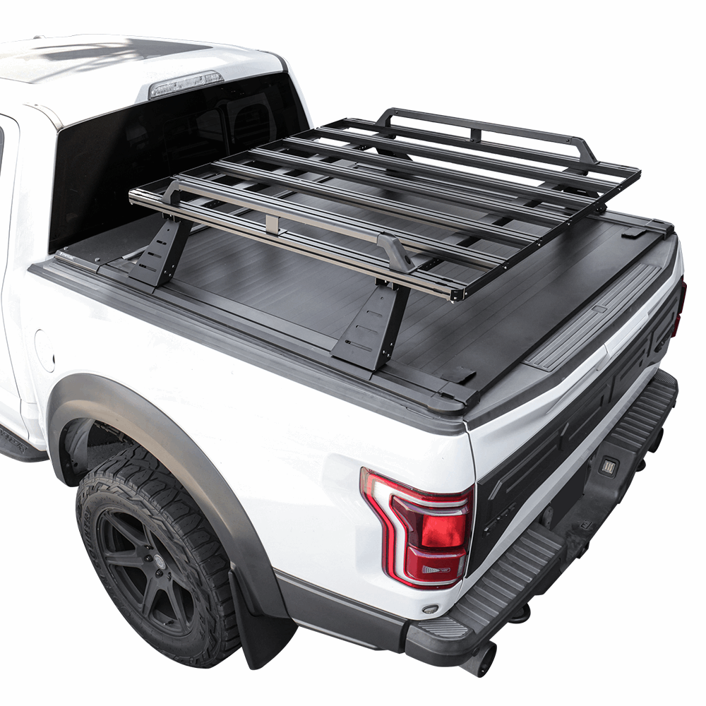 [2-in-1 Bundle] Gladiator Retractable PRO Tonneau Cover w/ Rack System