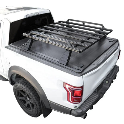 [2-in-1 Bundle] Retractable Tonneau Cover with R2 luggage rack