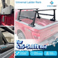 SYNETICUSA® Universal Aluminum Adjustable Truck Bed Ladder Rack