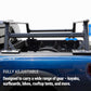 fully adjustable design to carry wide range of gears for universal ladder rack