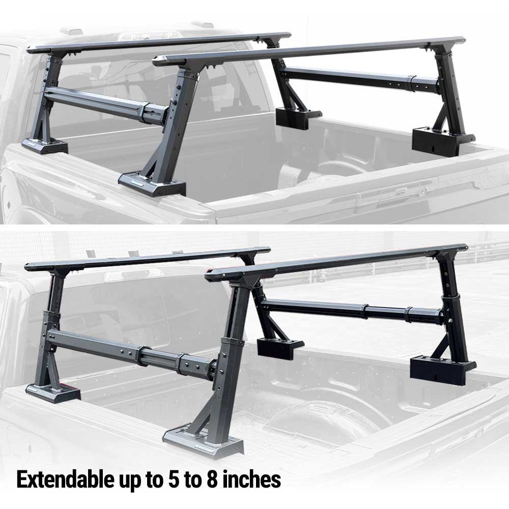 showcase the fully adjustable function on R1 ladder rack
