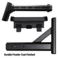 durable powder-coat finished for components of universal ladder rack