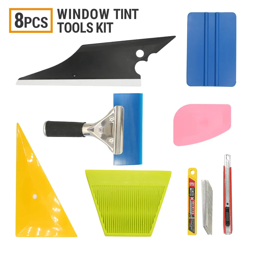 Tint Tools Gold Rz Rack Window Tint Tools Kit for Car Auto Film | Tinting Scraper Set | SYNETICUSA