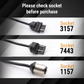5th Gen Built-in Resistors White/Amber Switchback Front Turn Signal All-in-One Light Bulbs