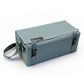 A slate blue-green insulated cooler bag with black straps and buckles, featuring a carrying handle and a visible Stentroak brand label on the front.