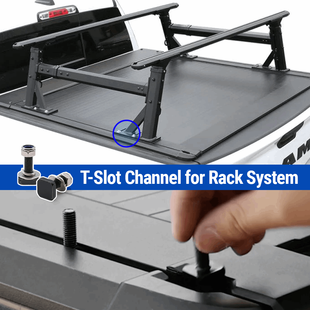 [2-in-1 Bundle] Toyota Tundra Retractable Tonneau Cover w/ Rack System