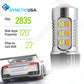 Switchback Dual Color White/Amber DRL Turn Signal Parking LED Light Bulbs