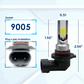H10 9145 / H11 H8 H9 All-in-1 High Power LED Fog Light Driving Lamp Kit 6000K Bulbs