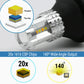 1616 CSP LED bulb with wide-angle output