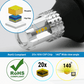 3rd Gen All-in-One LED White/Amber Type 1 Switchback Front Turn Signal Light Bulbs