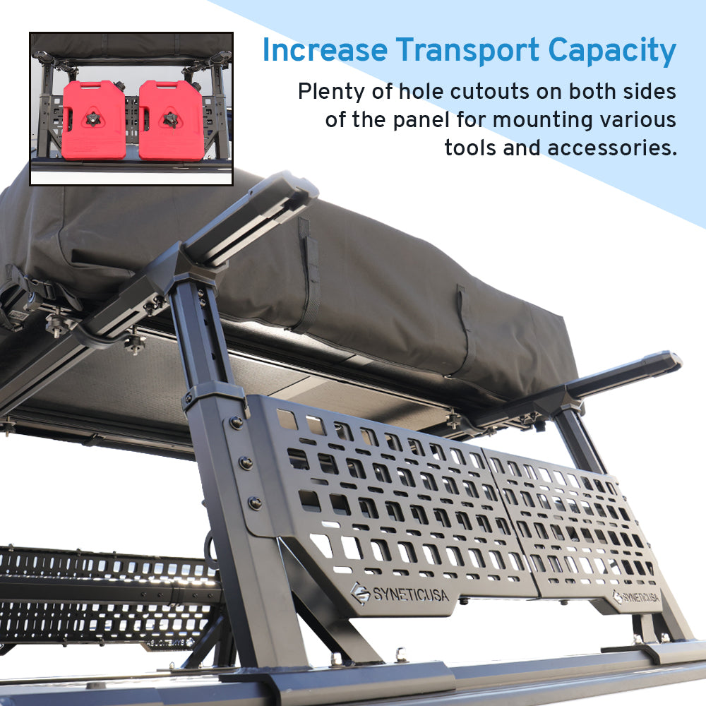 MOLLE Side Panels Ladder Rack| Stainless Steel | SYNETICUSA®
