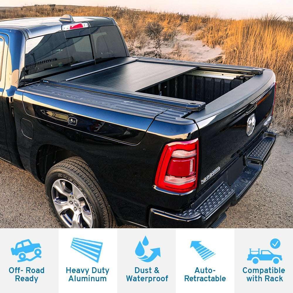 Rambox Components Ram 1500 RAMBOX (5.7ft Bed) AR Retractable PRO Tonneau Cover