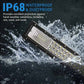 IP68 waterproof and dustproof curved triple row LED light bar designed for reliable performance in rain, snow, and harsh weather conditions.