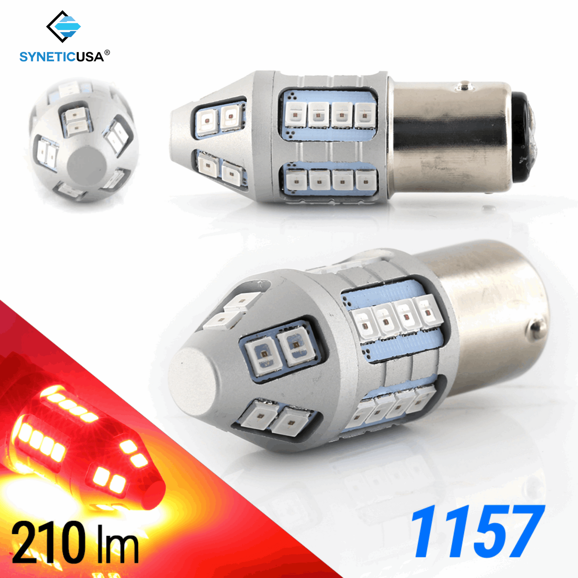 High Power 30-LEDs Turn Signal / Brake / Reverse Light Bulbs