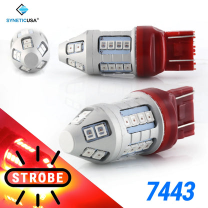 Amber Red White Switchback Strobe LED Light Bulbs for Turn Signal / Brake / Reverse Light