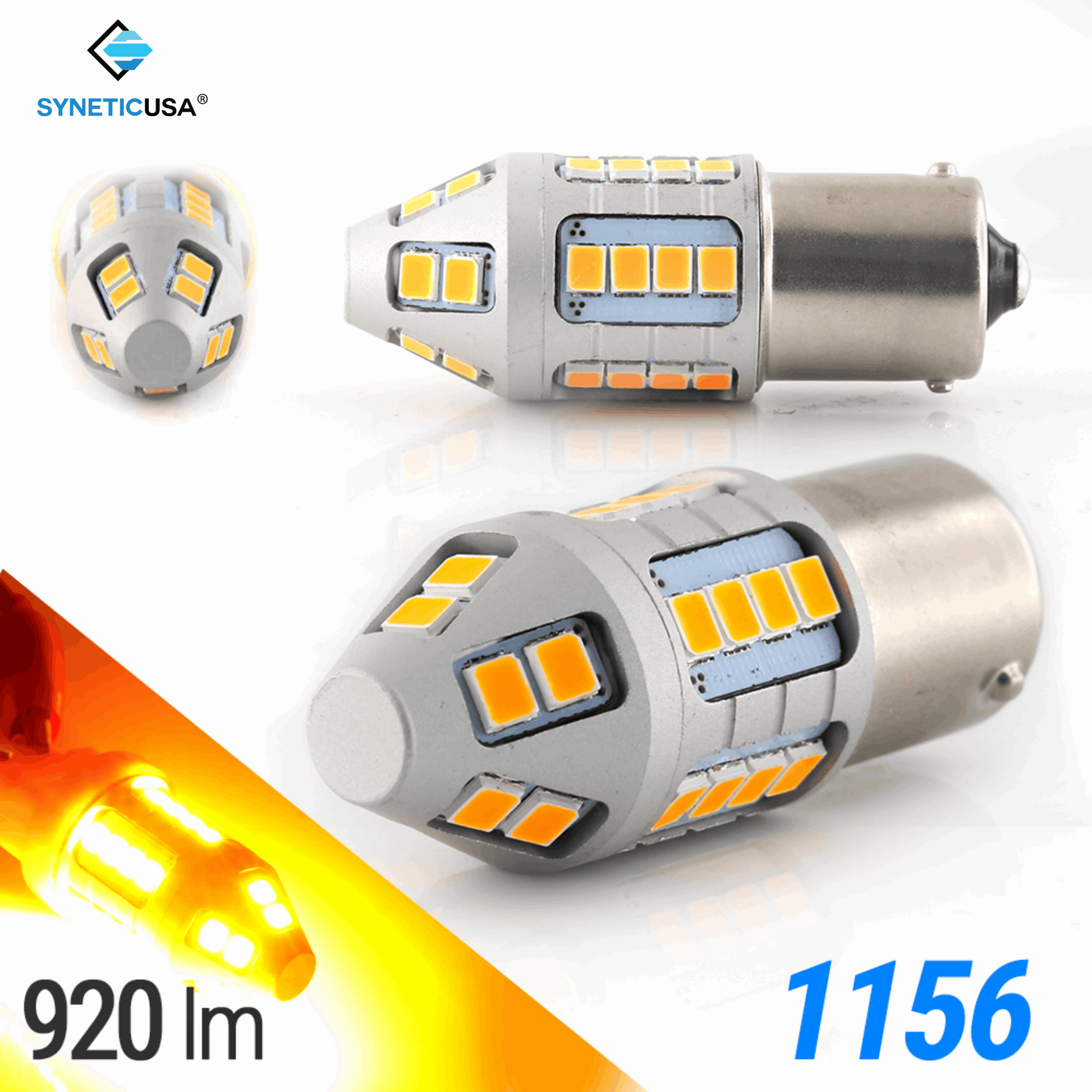 High Power 30-LEDs Turn Signal / Brake / Reverse Light Bulbs