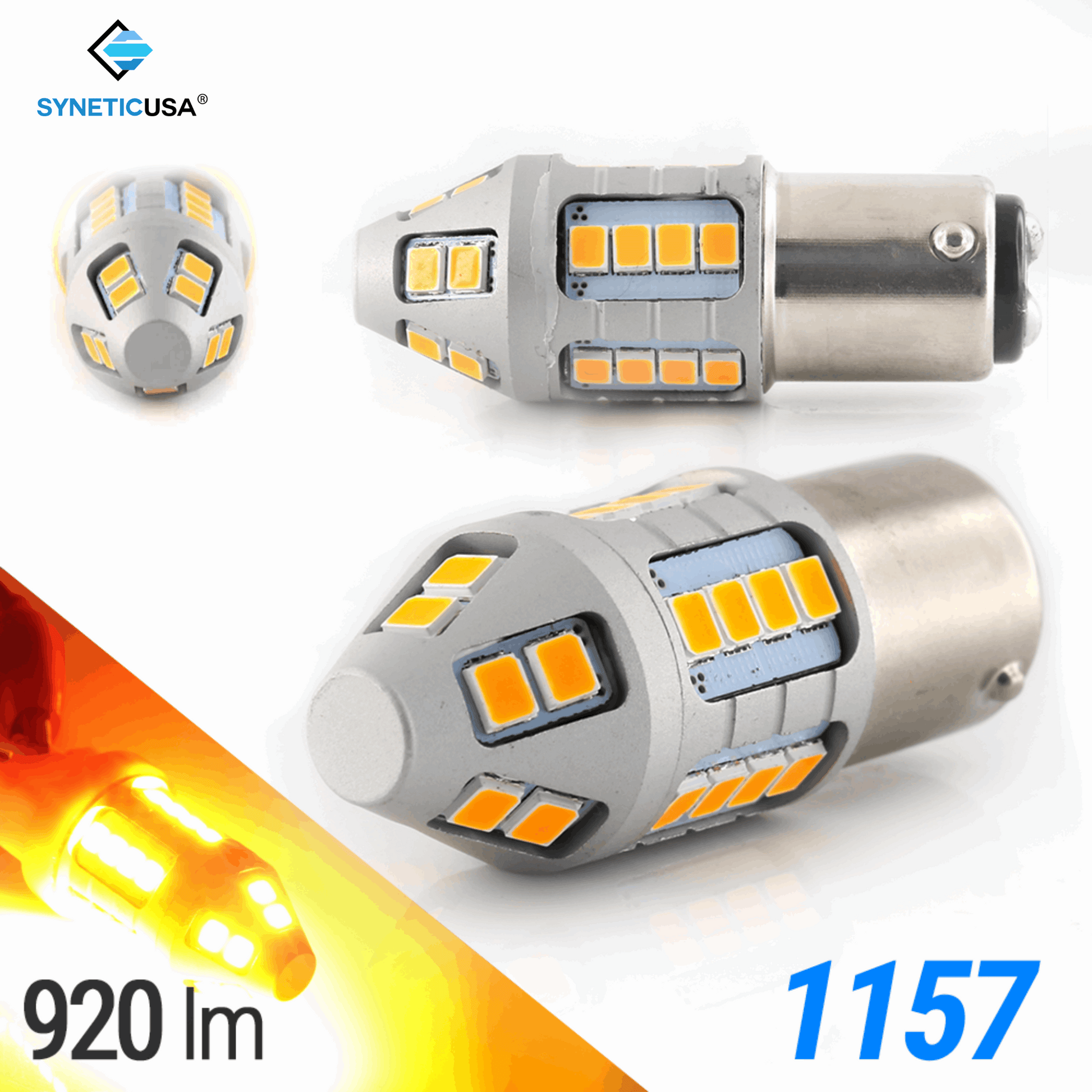 High Power 30-LEDs Turn Signal / Brake / Reverse Light Bulbs