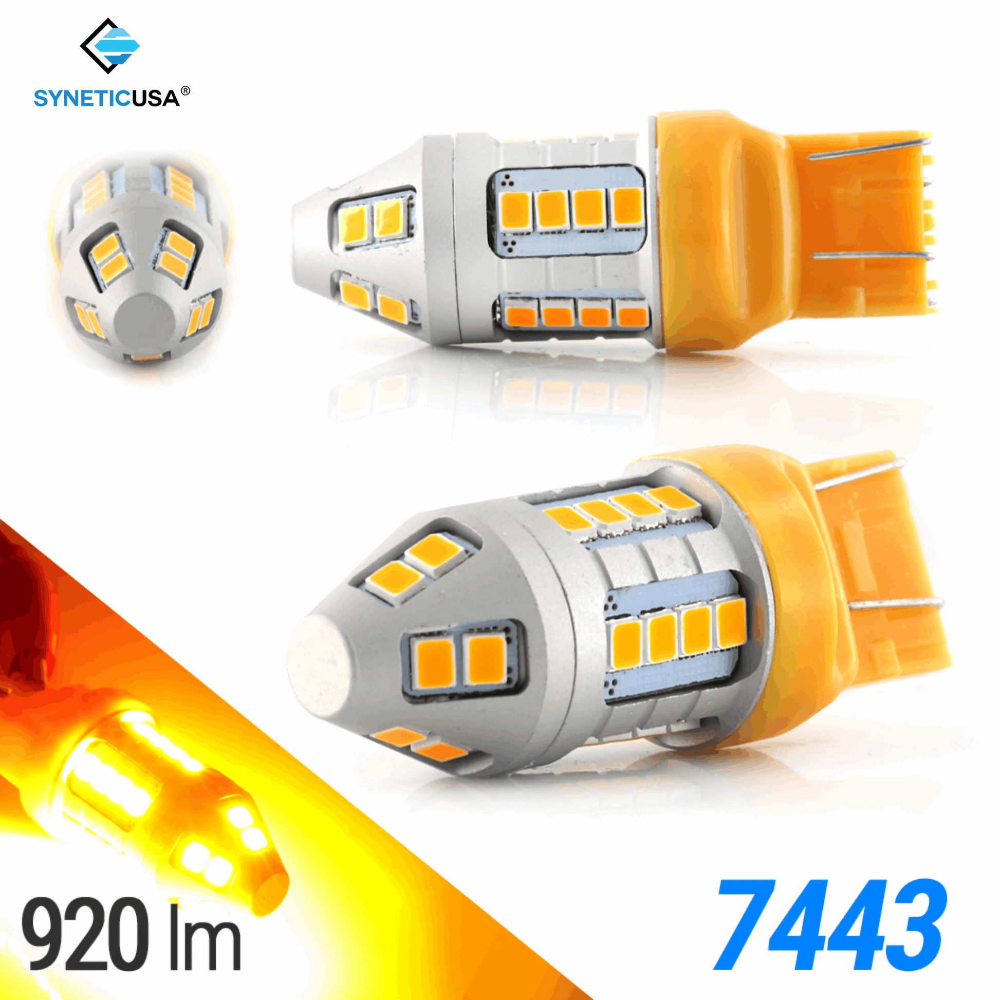 High Power 30-LEDs Turn Signal / Brake / Reverse Light Bulbs