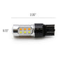 Switchback Dual Color White/Amber DRL Turn Signal Parking LED Light Bulbs