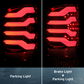 2014-2018 GMC Sierra LED Tail Lights Optic-Style Red Smoke