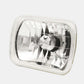 Car headlight on a white background