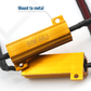2 pcs of 6ohm 50Watt LED Load Resistor w/ Sockets